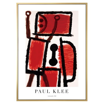菠蘿選畫所 保羅・克利 鎖匠I AVAR5733G  70 x 50cm  金色