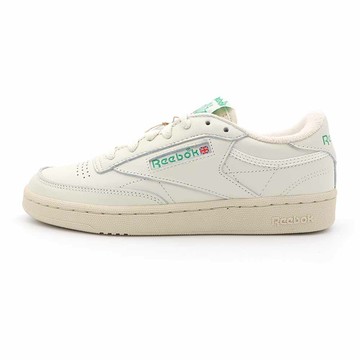 【全館滿額折】 Reebok Club C 85 Vintage 米綠 皮革 麂皮 休閒 運動鞋 男女款 B5894【新竹皇家100000317】