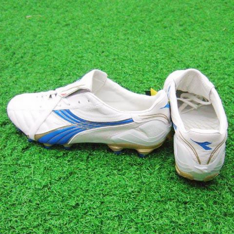 LX K-PRO MG14 ホワイト×ブルー 【diadora|ディアドラ】サッカー 