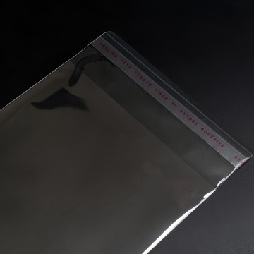 OPP自黏袋100個 17 x 24cm + 4cm 文具包裝袋 飾品包裝袋  5包