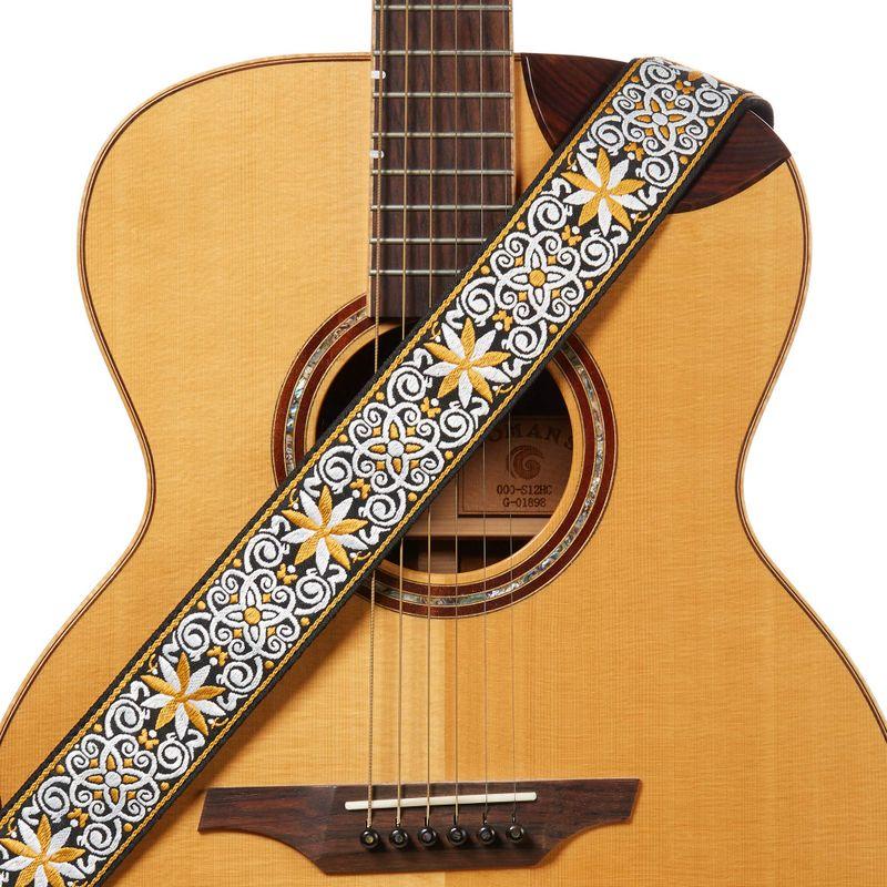 Amumu Plum blossom Guitar Strap for Acoustic Electric an