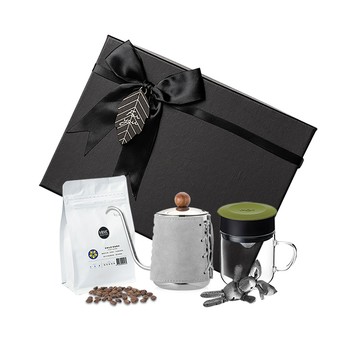 (部分商品預購中) PO: 黑沃咖啡選品｜耶加雪菲咖啡禮盒組(手沖壺-共2色/咖啡杯240ml-共4色)
