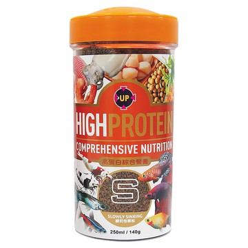 UP AQUA 雅柏 緩沉型高蛋白營養飼料 S  250ml  1罐