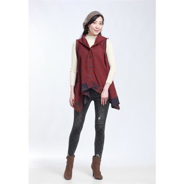 手藝(1入)異國風情傘狀下擺造型背心BHY8912-01