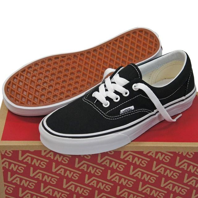 USA企画 バンズ エラ キャンバス ブラック シューズ Vans
