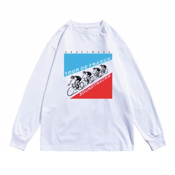 發電站樂隊Kraftwerk德國電子音樂團體搖滾印花長袖T恤男女可定制