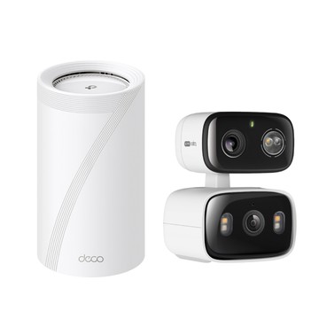 TP-Link Deco BE77+Tapo C246D Wi-Fi 7 BE17000三頻Mesh路由器 wifi分享器+300萬雙鏡頭監視器