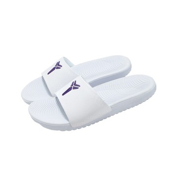 [ACS] Nike 拖鞋 Kobe Kawa Slide GS/PS 中大童 白 紫 曼巴 蛇紋 IF2871-101