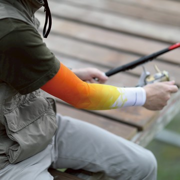 INCONTRO 休閒涼感袖套｜柔軟親膚高彈力面料－漸層黃