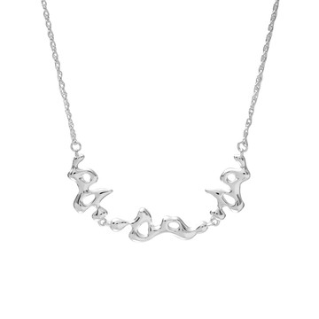 [B&R設計款/純銀] 海形流動項鍊 / 銀色 / Oceanform Flow Necklace