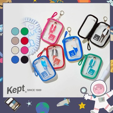 〔現貨〕 日本Kept "多功能透明立牌包" 追星 徽章包 萬用包 痛包 推活 推し活 扭蛋公仔收納包 raymay藤井