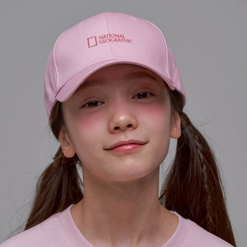 兒 小LOGO 帽 - 粉紅色