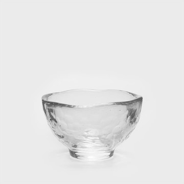 【WAGA】 津輕 日製手作 40ml 波紋清酒杯｜透明│單品