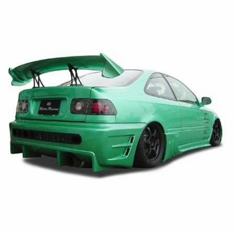 ウェーバースポーツ シビック EK リアバンパー FRP 未塗装 WEBER 