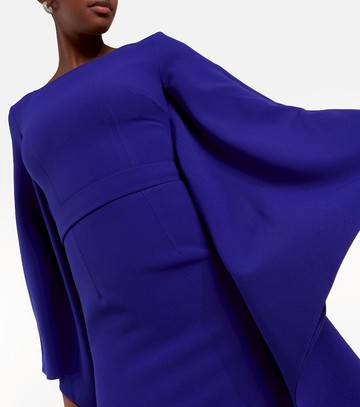 Safiyaa Boat N Flared belted maxi dress