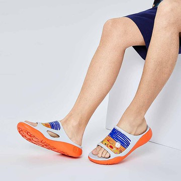 【 Uin 】西班牙原創設計 | 涂海彩繪男休閒 涼拖鞋