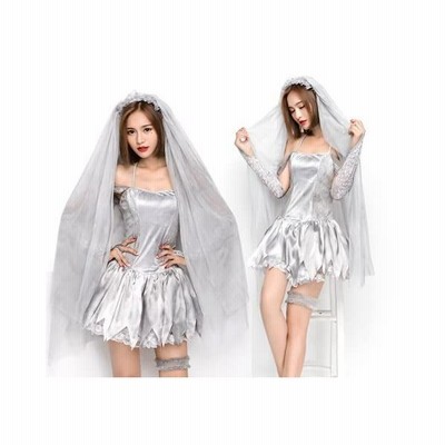ゾンビ花嫁 ハロウィン コスプレ 仮装 吸血鬼 衣装 ヴァンパイア コスプレ 幽霊 キョンシー 衣装 悪魔 M 通販 Lineポイント最大get Lineショッピング
