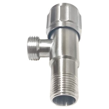 304不鏽鋼圓角外牙 台灣製造 陶瓷芯 牙徑4分 附贈304不鏽鋼法蘭蓋  8.7 x 4.5cm  1個