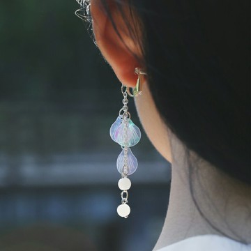 古裝配飾漢服耳飾超仙流蘇耳墜古風耳環少女耳釘復古耳夾無耳洞款