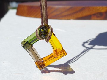 秋色夾層玻璃（Iroga Sane [秋季]）項鍊 [尺寸選擇] [定做]