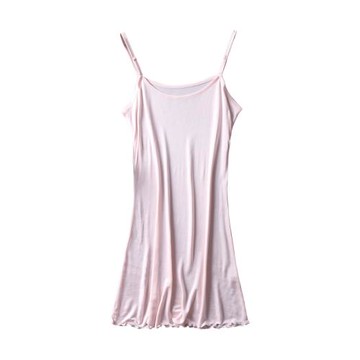 天然桑蠶絲針織真絲吊帶裙 真絲襯裙真絲打底裙 真絲長睡裙連衣裙