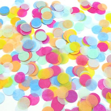 Emokubee 派對碎紙花 40g  1個  彩虹混合