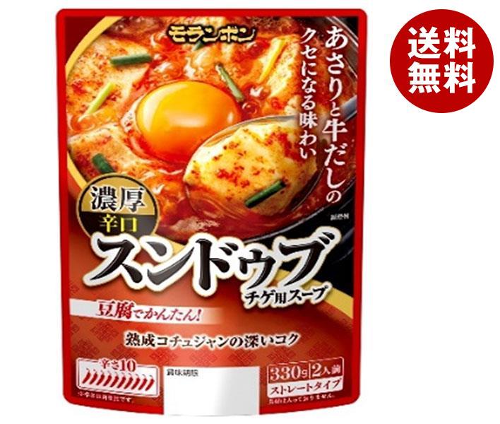 モランボン スンドゥブチゲ用スープ 濃厚辛口 330g＊10袋入