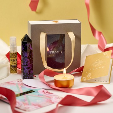生日禮物包｜生日快樂祝賀包 生日禮物 魔法祝福 魔法蠟燭 彩繪黑曜柱 宇宙幫你選的牌卡  天然水晶 專屬配對 F24KM03017