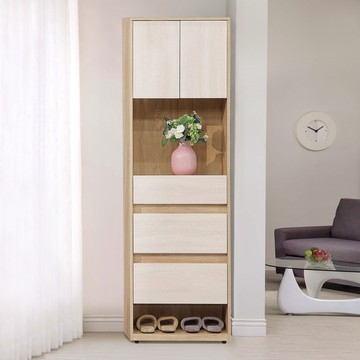 【Homelike】喜家居2尺玄關三抽高櫃(2334)