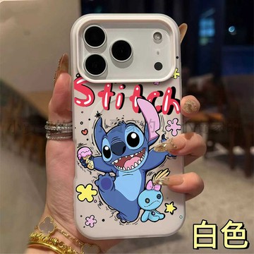 卡通史迪仔膚感果凍磨砂磁吸手機殼 iPhone 17 16 15plus 14 13 12 11 Promax 保護殼