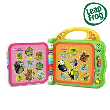LeapFrog跳跳蛙全英玩具-100單字動物互動認知圖鑑【六甲媽咪】