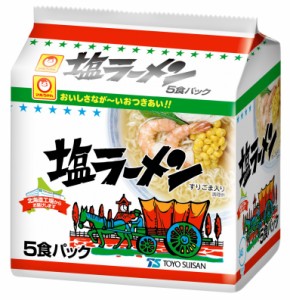 東洋水産 マルちゃん 塩ラーメン 5食×6入・１ケース