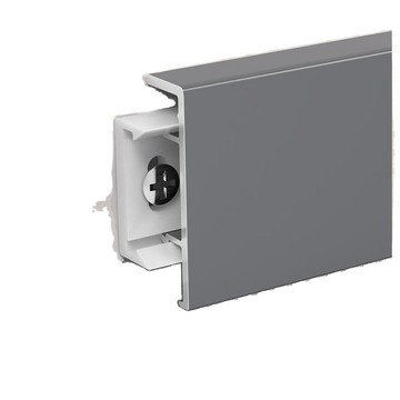 拉絲款鋁合金踢腳線卡扣加厚貼腳線家裝工裝專用金屬不銹鋼地腳線[DD1206001]