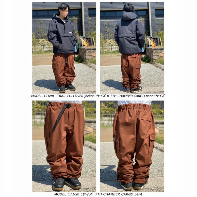 23-24 REPUBLIC &CO 7TH CAMBER CARGO pant - スノーボード