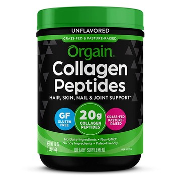 美國代購！原裝正品2罐 Orgain膠原蛋白肽粉Collagen 454g