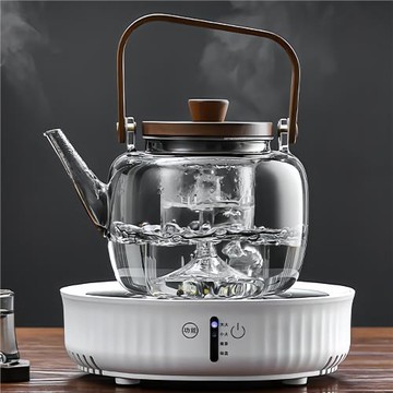 煮茶電陶爐2025新款煮茶爐玻璃煮茶壺燒水壺玻璃壺電爐茶爐煮茶器
