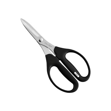 ALLEX 林刃物 專業型萬能剪 長刃 日本製高級不鏽鋼ABS樹脂材質  銀色 + 黑色  1支