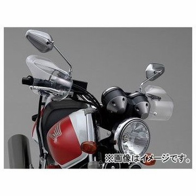 2輪 デイトナ 汎用ナックルバイザー（本体） 耐衝撃アクリル製クリアー 品番：71076 JAN：4909449360231