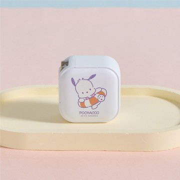 三麗鷗男團帕恰狗與山姆企鵝GaN 45W Type-C雙孔充電頭