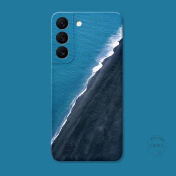 文藝海岸線適用三星S22手機殼s26/s25/s24/s23ultra個性s21冷淡風s20fe低調男生A56/A55plus簡約女款軟edge+