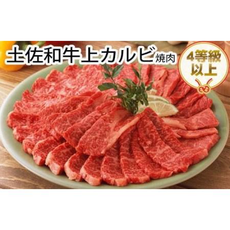 ふるさと納税 土佐和牛上カルビ焼肉500g BBQ 牛肉 バーベキュー 高知県産 高知県高知市