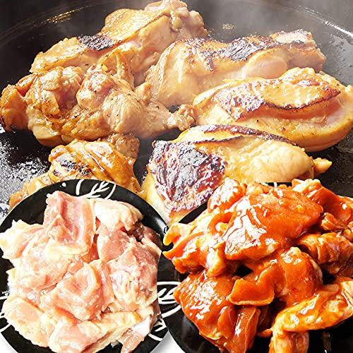 ジューシー鶏もも焼肉・漬け３種食べ比べセット（チーズダッカルビ・照り焼き・塩麹） 3kg (500g×6)