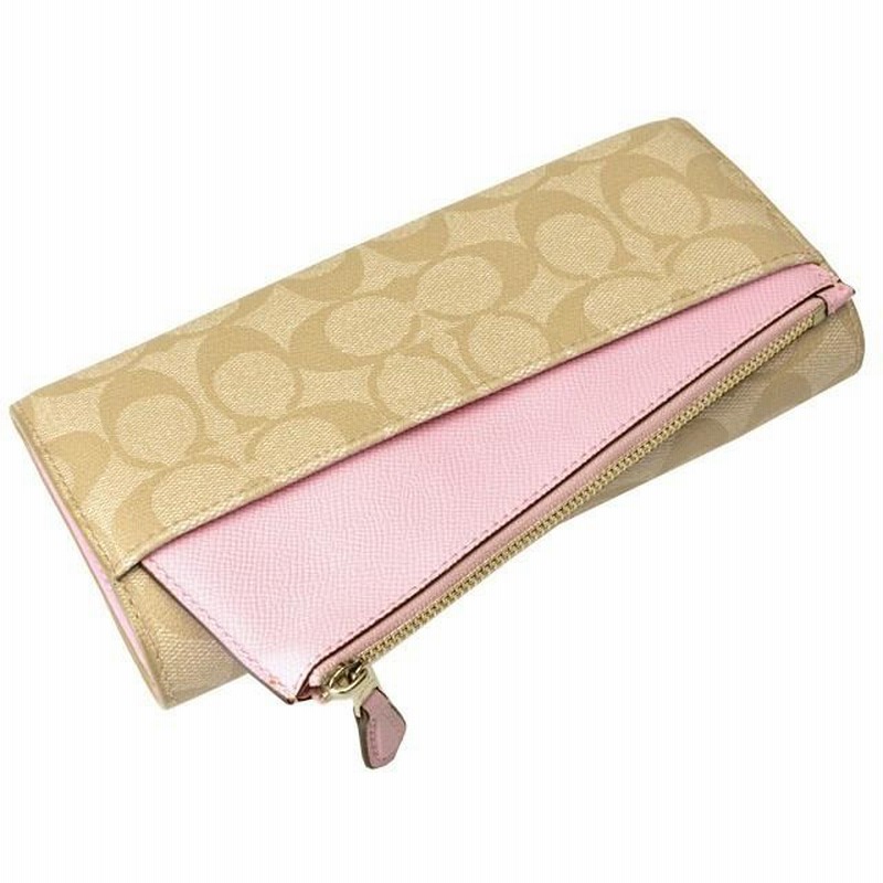 コーチ 財布 COACH 長財布 シグネチャー 二つ折り長財布 新作