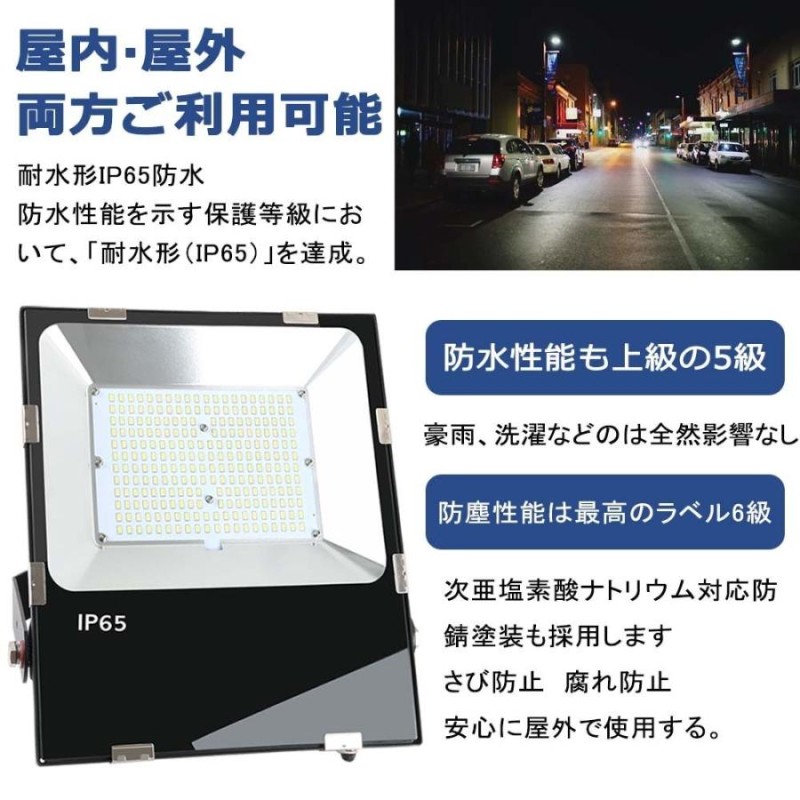 LED投光器 100W 超高輝度 作業灯 屋外 LED ライト  IP65防水防