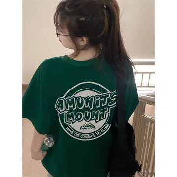 衛衣長袖t恤巴胺穿搭純棉美式復古bf風高街寬松百搭小眾中長款上衣服