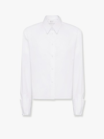 Tessa cotton shirt with maxi cuffs - MVP WARDROBE - gender_Woman
