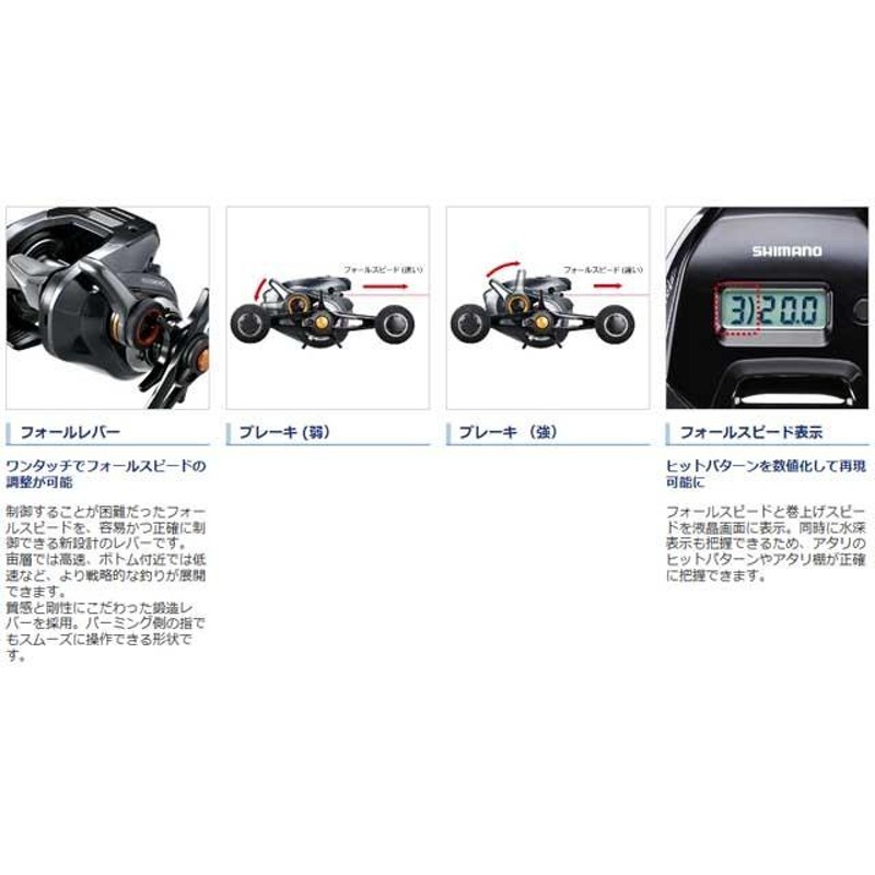 シマノ／ＳＨＩＭＡＮＯ バルケッタ プレミアム １５０ＤＨＸＧ （右