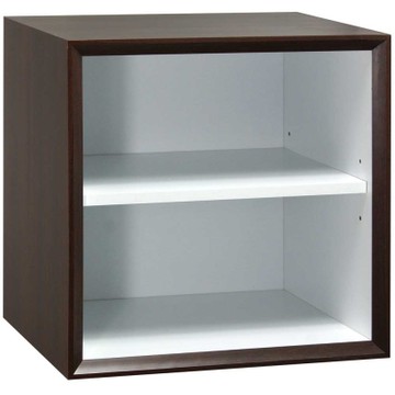 【Comfort House】魔術方塊30系統收納櫃/棚板櫃-胡桃色