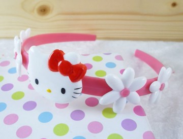 【震撼精品百貨】Hello Kitty 凱蒂貓~髮圈 小花【共1款】