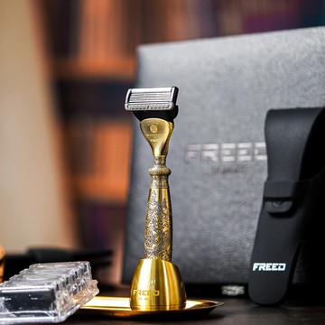 【FREED x 國立故宮博物院】 百周年限定紀念款四件組刮鬍刀禮盒